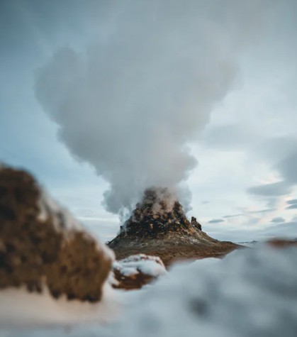picture of a volcano