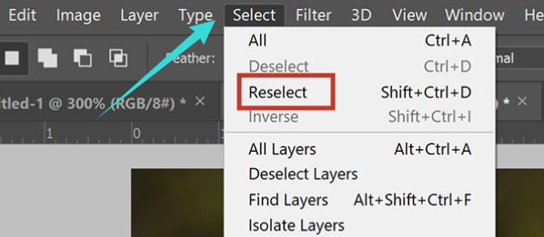 how to deselect in photoshop