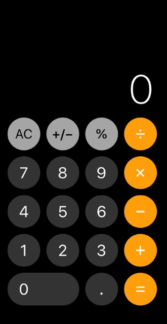 how to do exponents on iphone calculator