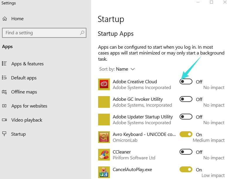 How to Disable Avast Startup