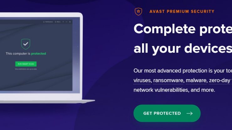 disable avast browser start page