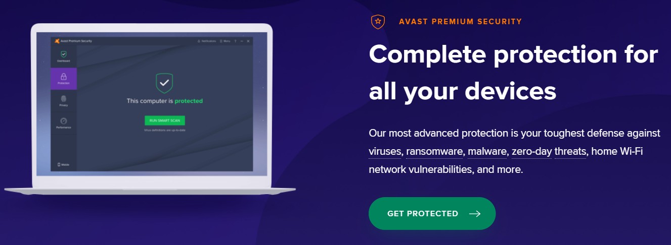 avast premium clean up changed startup