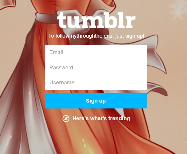 Find out how many followers someone has on Tumblr using mobile app