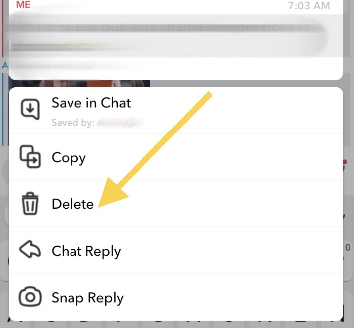 How to delete Snapchat messages the other person saved