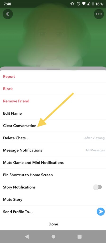 How to Clear Recents on Snapchat