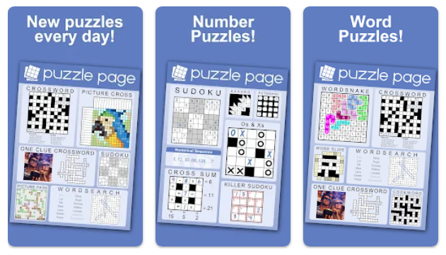 puzzle page daily puzzles app 